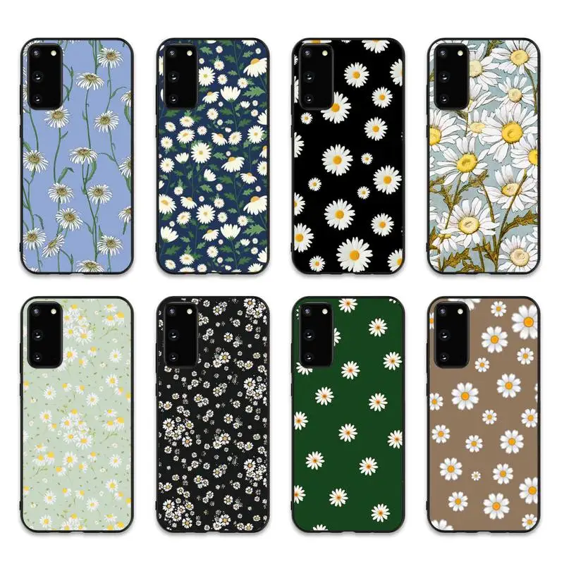 Custodia Per Telefono Vintage Daisy Flowers Per Samsung S10 21 20 9 8 Plus Lite S20 Ultra 7Edge