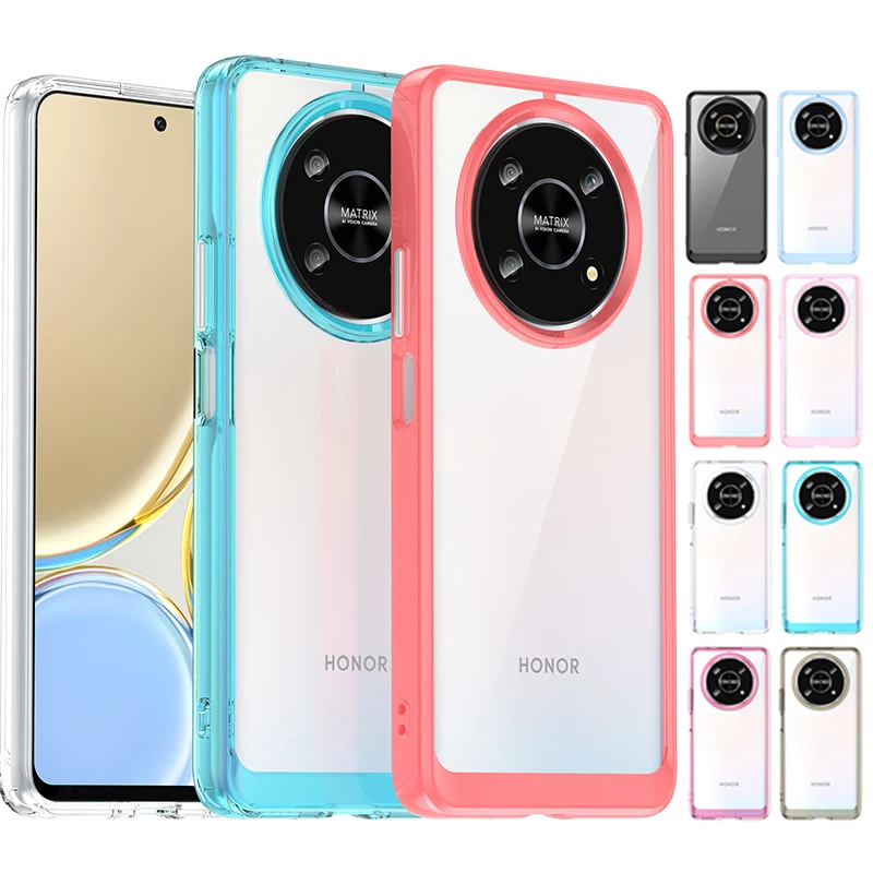 Per Honor Magic 4 Lite Custodia Cover Honor Magic 4 Lite 5G Capas Trasparente Colore Trasparente Per Fundas Honor X8 X9 Magic 4 Lite Cover