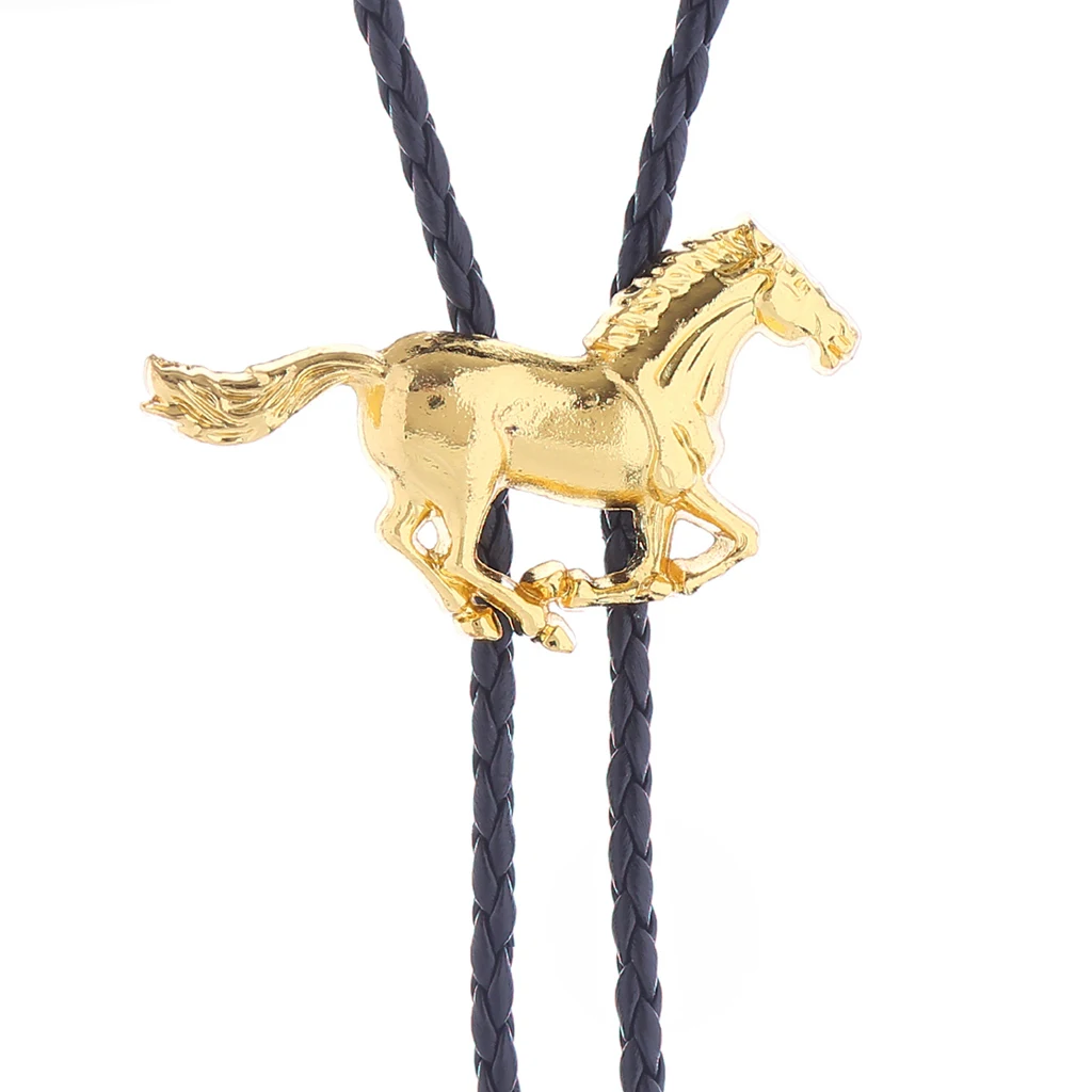 Western Galloping Horse Bolo Tie