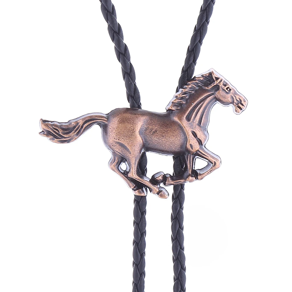 Western Galloping Horse Bolo Tie