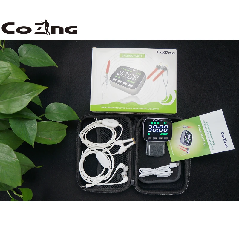 2021 Nuova Innovazione Dispositivo Di Terapia Laser Cozing Medical Laser Watch Controllo Terapeutico Del Diabete Otite Media