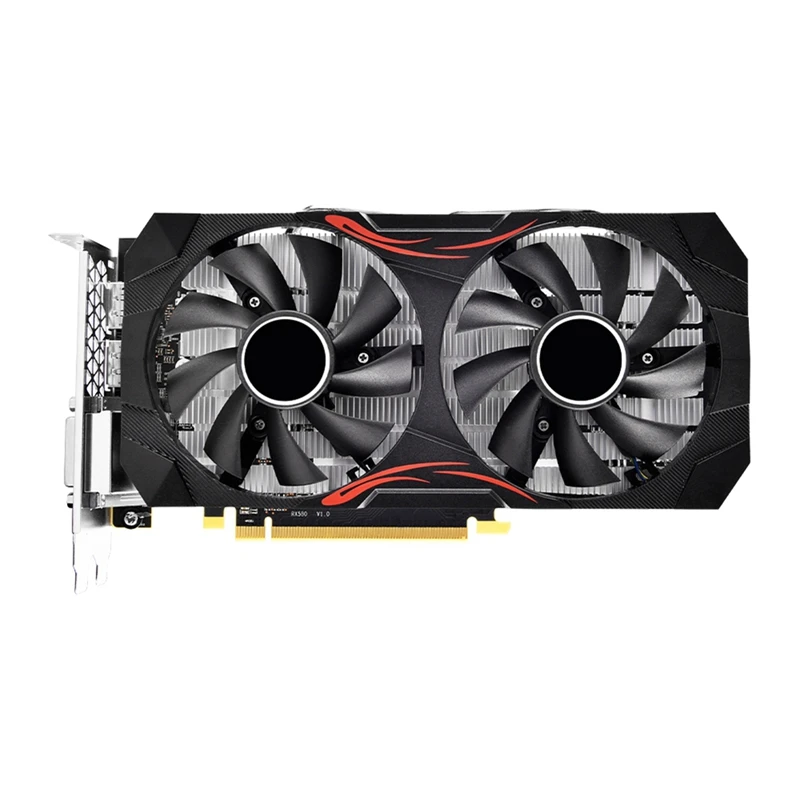 Scheda Grafica Rx580 8Gb Ddr5 256Bit 2048Sp Scheda Grafica 8Pin Doppia Ventola Per Scheda Grafica Gioco Amd Mining