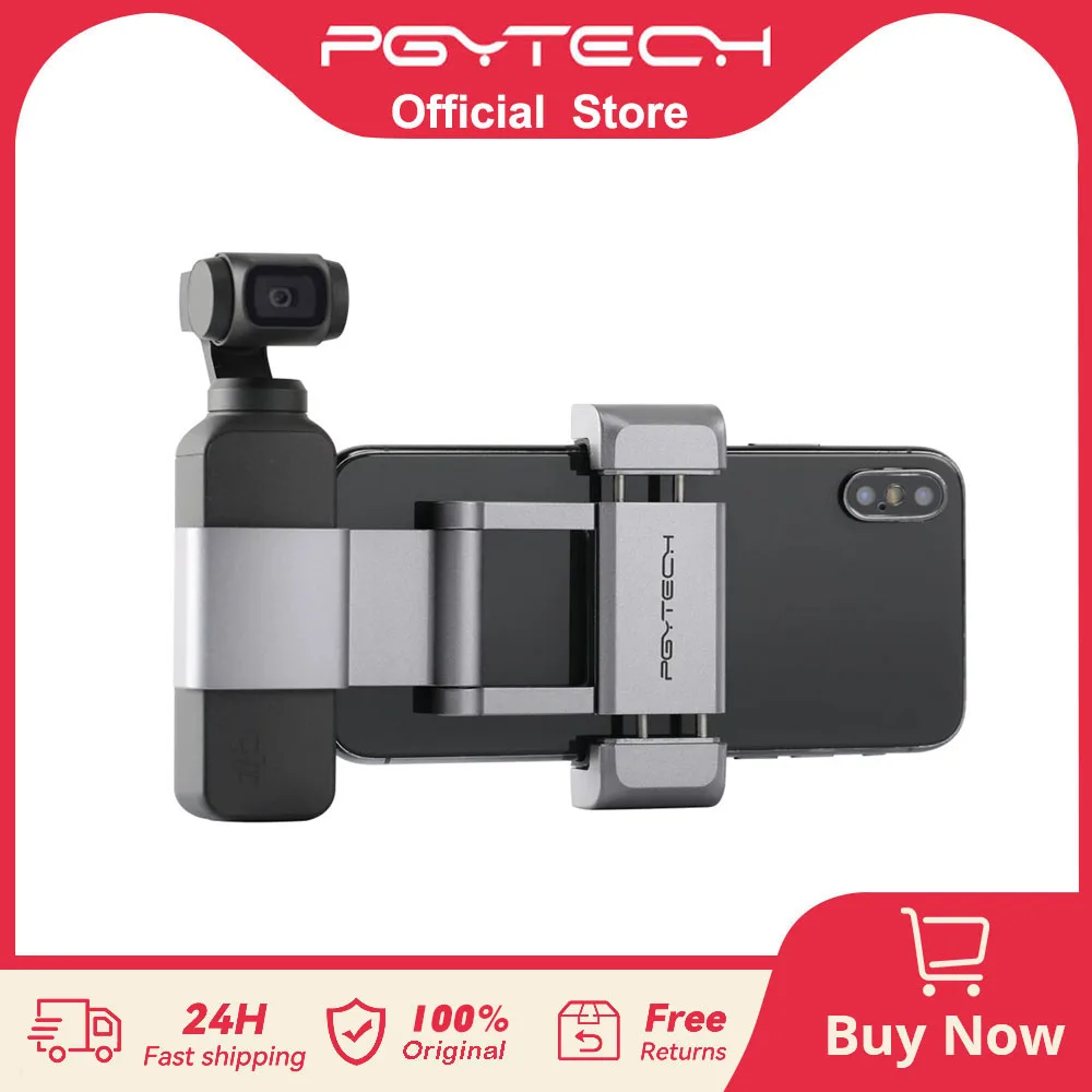 Supporto Per Telefono Pgytech Plus 1/4 Staffa Per Telefono Portatile A Vite Per Dji Osmo Pocket / Osmo Pocket 2 Accessori Per Action Cam