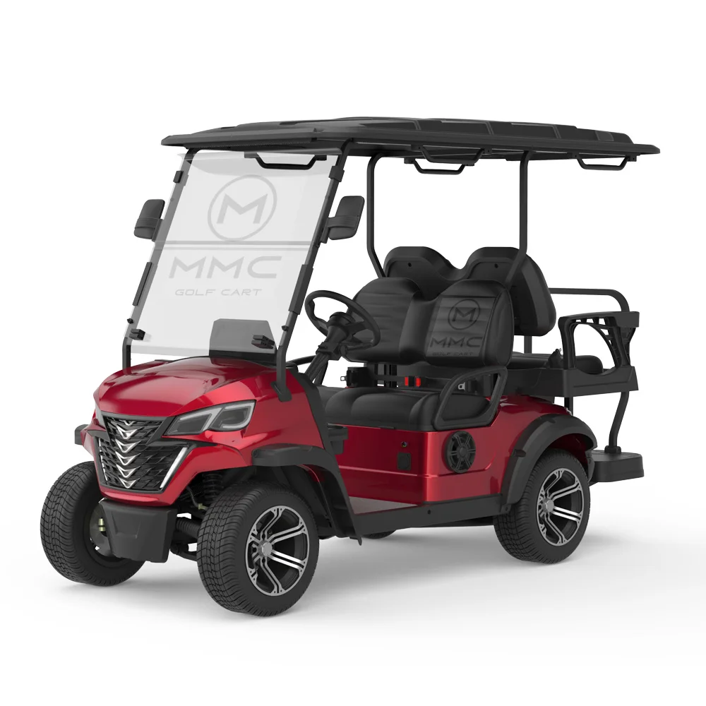 Personalizzato New Energy 6 Seatergolf Cart 4000/5000/7000/7500W Motore A Corrente Alternata Batteria Agli Ioni Di Litio 25Mph Off Road Carrelli Da Go