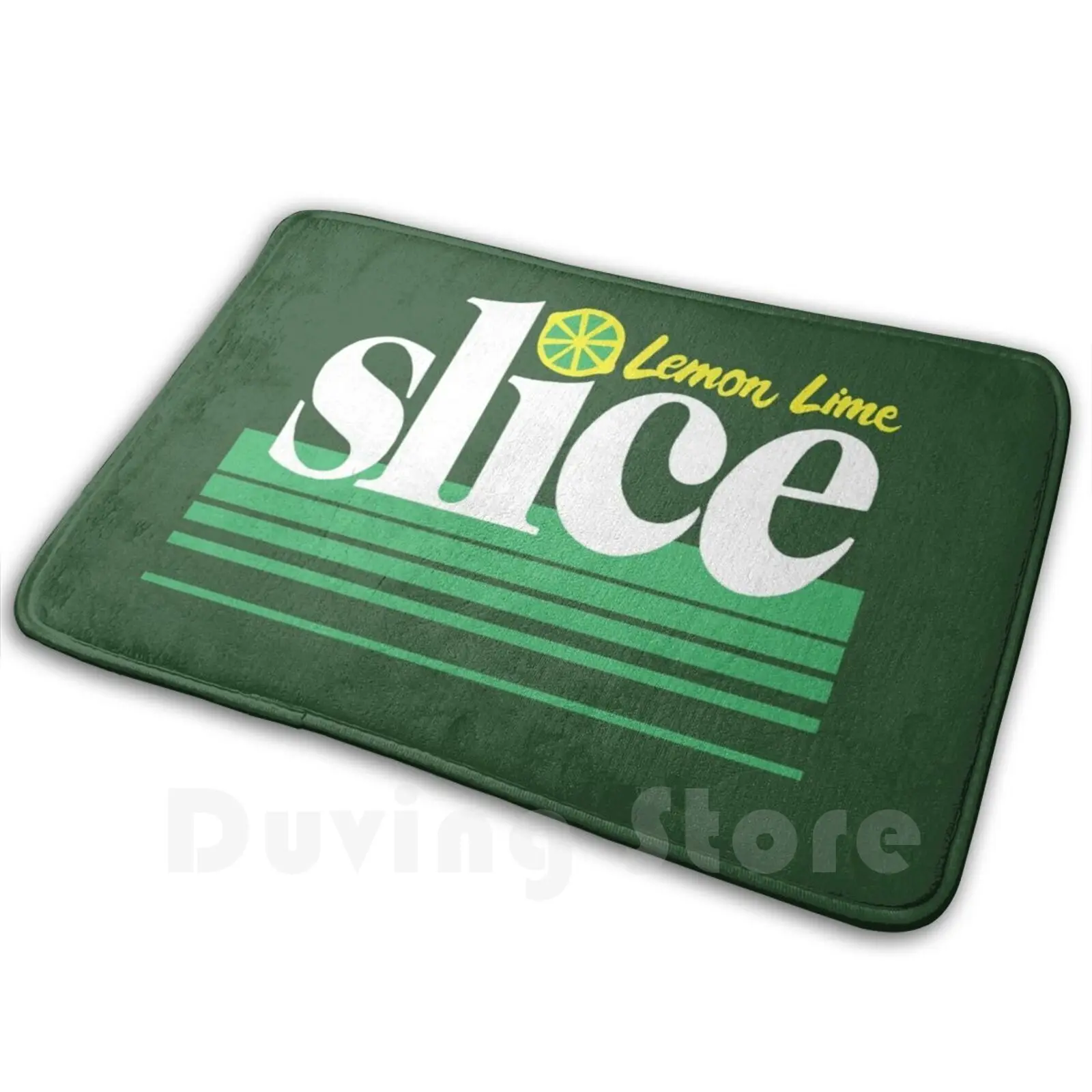 Limone Lime Slice ( Classic 80S) Tappeto Mat Cuscino Soft Slice Soda Cola Coca Coca Sprite Drink Food Cold Ice