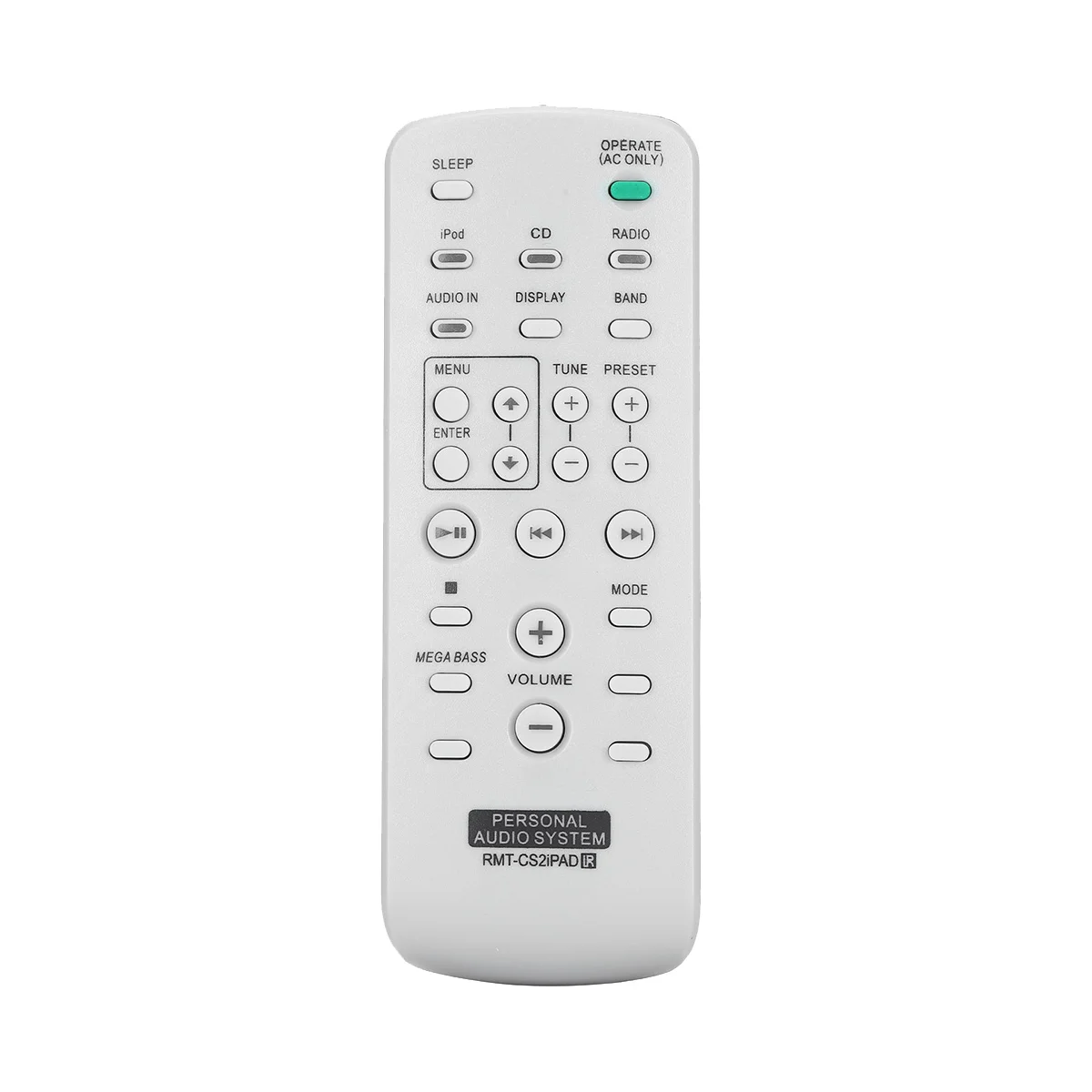 Telecomando Sostitutivo Per Telecomando Altoparlante Del Sistema Audio Sony Rmt-Cs2Ipa Zs-S2Ip Zs-S4Ip
