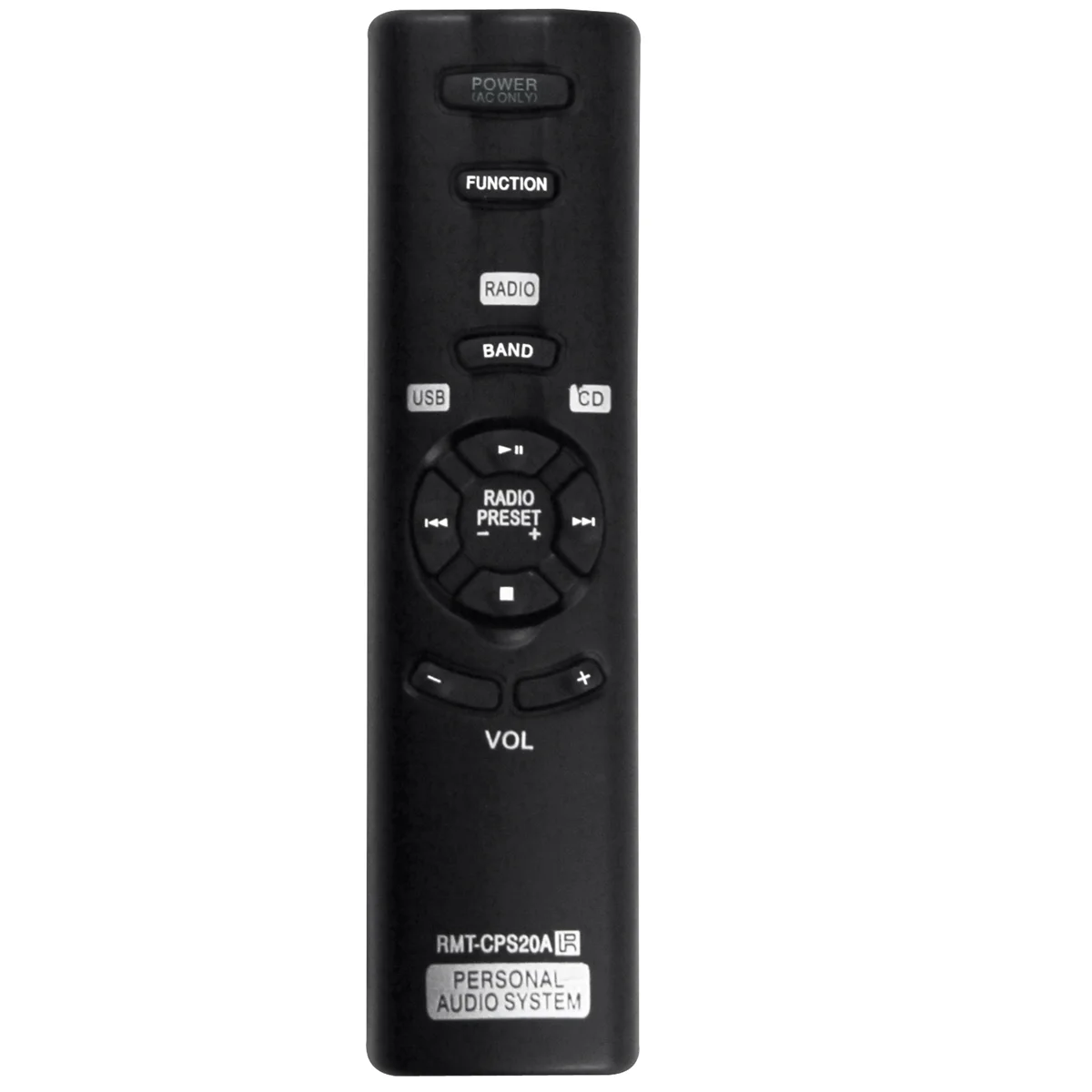 Rmt-Cps20A Rmtcps20A Sostituisci Il Telecomando Per Il Sistema Audio Personale Sony Zs-Ps20Cp Zsps20Cp