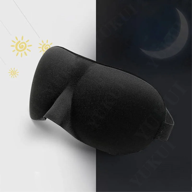 One Pcs Sleeping Mask 3D Basic Shading Eye Mask Portatile Confortevole Night Mask Sleep Aid Travel Rest Relax Eye Shade Eye Patch