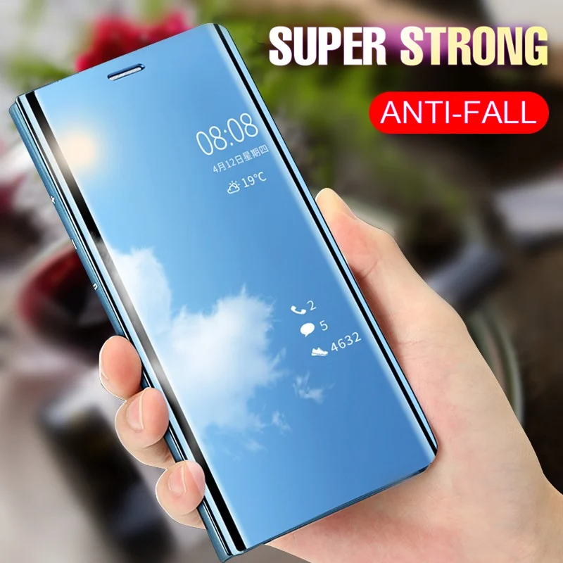 Smart Mirror Flip Phone Case Per Samsung Galaxy A02S Samsung A02S A 02S Samsung Sm-A025F 6.5 Phone Supporto Magnetico Book Coque
