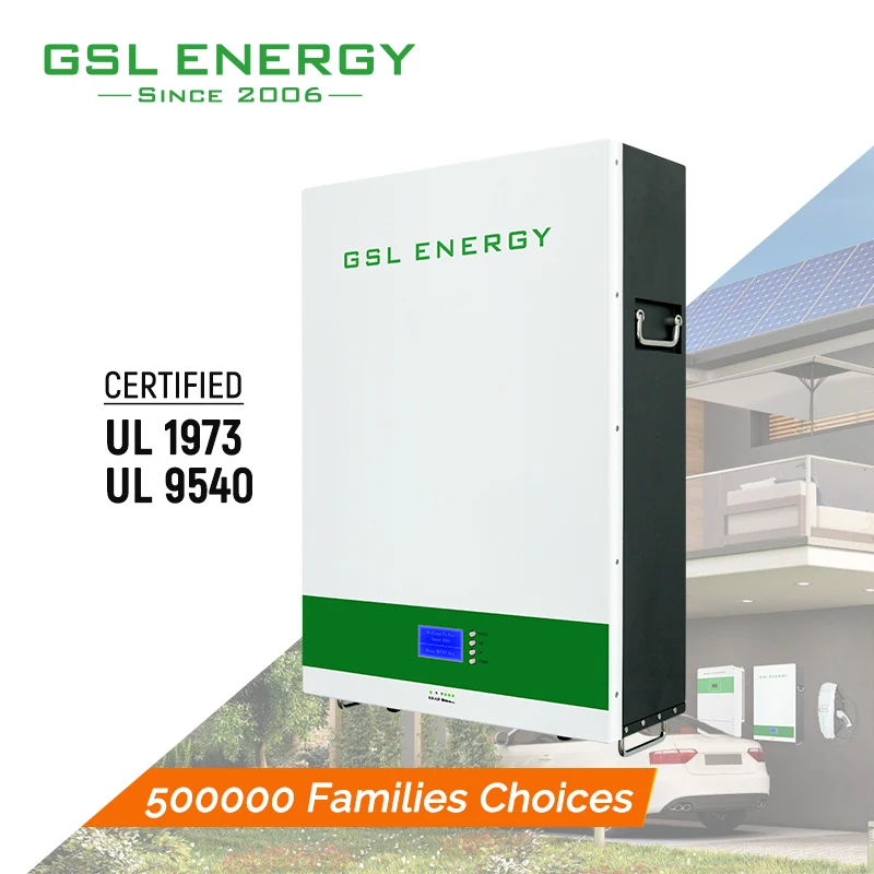 Gsl Energy Tesla Lithium Lifepo4 Pannello Solare Powerwall Batteria Domestica 48V 200Ah 100Ah 10Kwh 5Kwh Sistema Di Accumulo Solare Ibrido