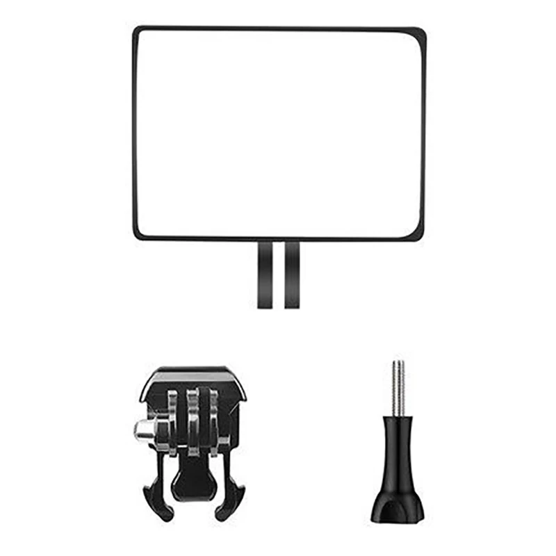 Accessori Rifrattore A Specchio Per Accessori Gopro Gopro Hero9 Hero8 Hero7/6/5 Gopro9 Nero