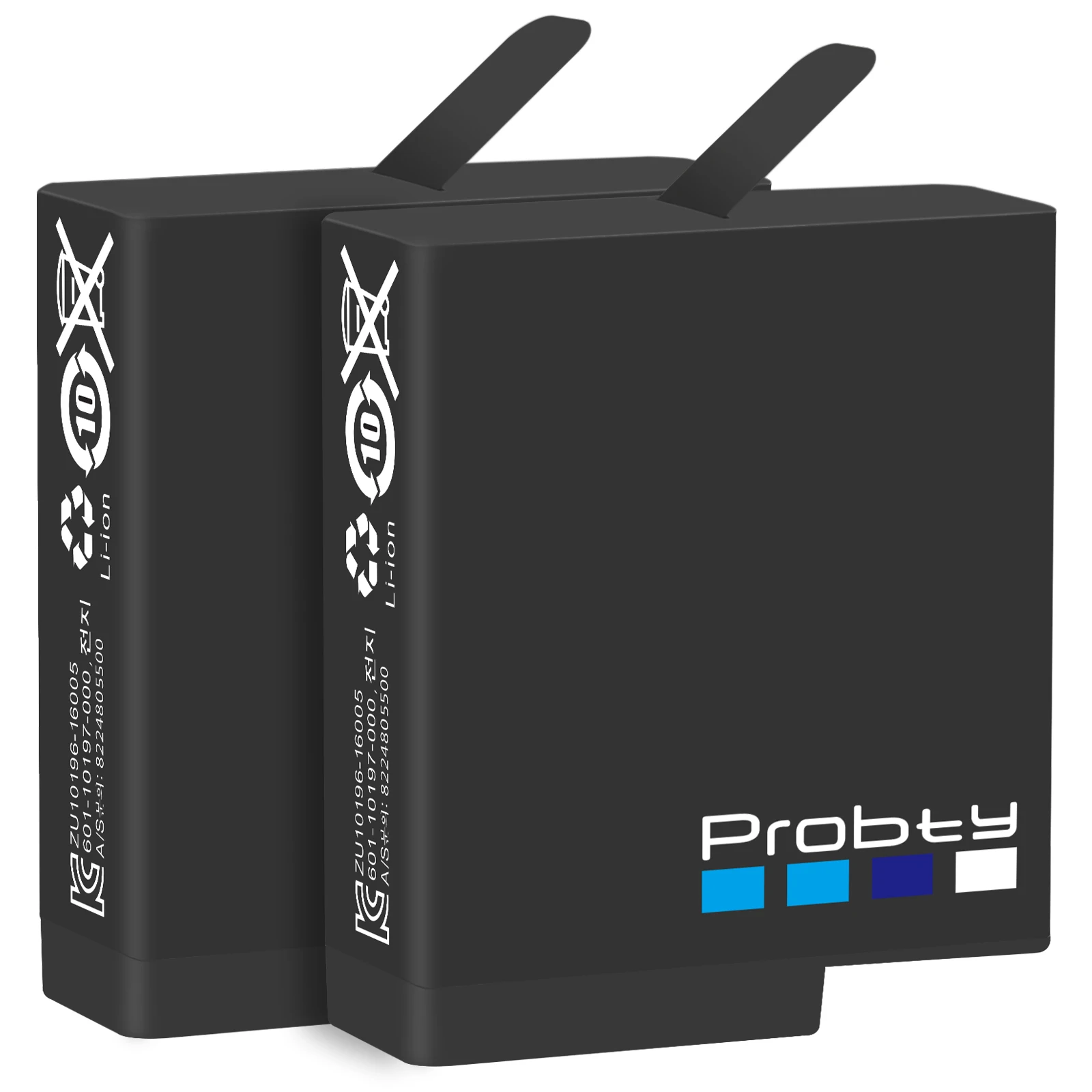 2 Pezzi Batteria 1680Mah Completamente Decodificata Per Gopro Hero5 Hero6 Hero7 Black Gopro 6 Fotocamera Ahdbt-501 Ahdbt 501 Gopro Hero 5