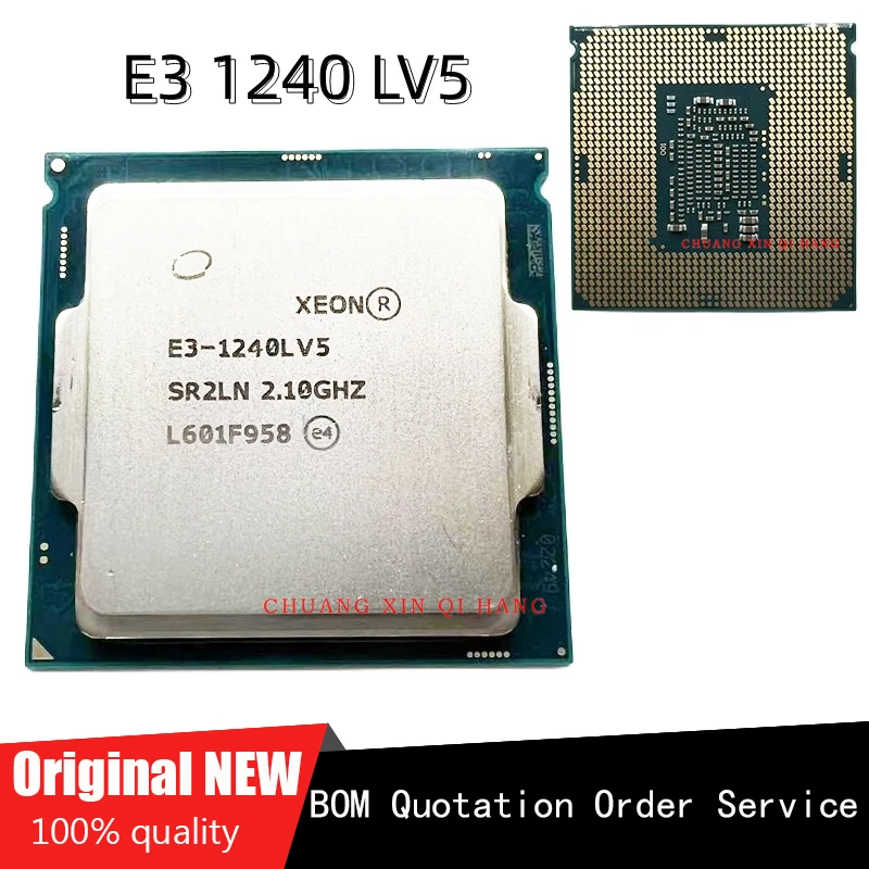 Utilizzato Per E3 1240 Lv5 E3-1240Lv5 E3-1240Lv5 Chip Cpu Garanzia Di Qualità Originale Lga1151 2.1Ghz 25W