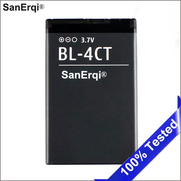 Bl-4Ct Batteria Per Nokia Bl-4Ct Batteria Mobile Per Nokia 2720F 3720 5310Xm 5630Xm 660 Bl4Ct 860Mah