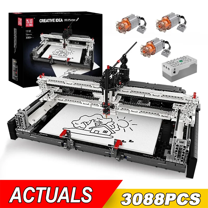 Mold King 13181 Plotter Di Programmazione Creativa Building Blocks Set Technical Stem Brick Assembly Toys Regalo Di Natale Per Bambini Per Ragazzo
