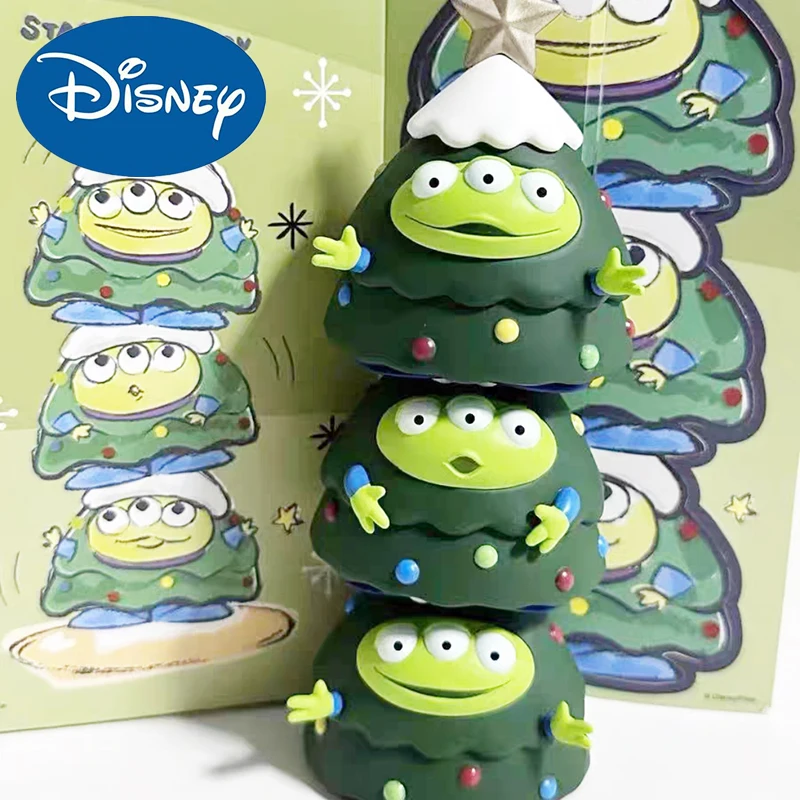 Disney Toy Story Alien Christmas Tree Figures Toy Kawaii Pvc Alien Action Figurine Decorazione Ornamenti Bambini Regali Di Natale