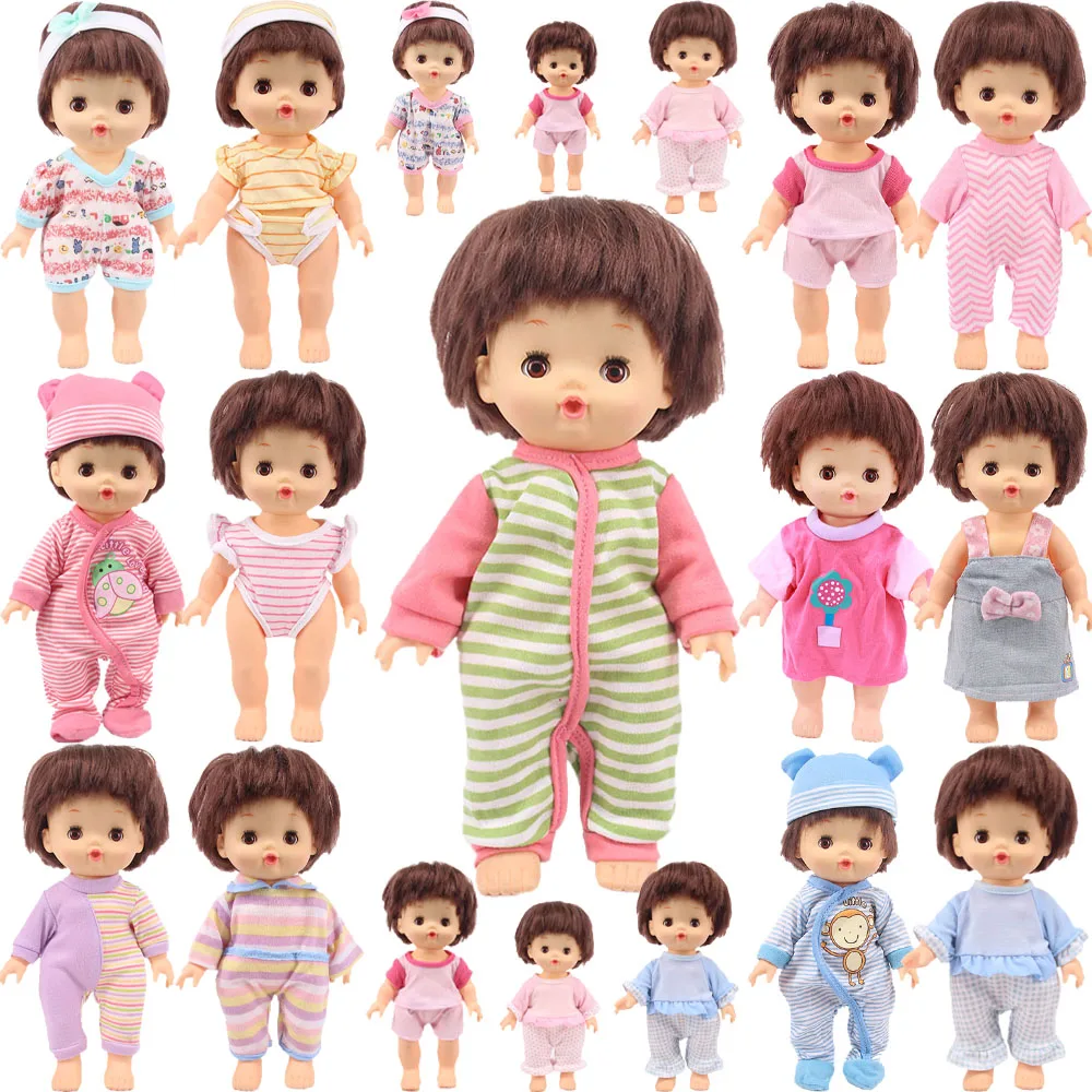 Christmas Nenuco Doll Milu Doll Clothes Cute Striped Clothes Accessori Per Bambole Per 25Cm Mellchan Baby, Regali Giocattolo Per Bambini