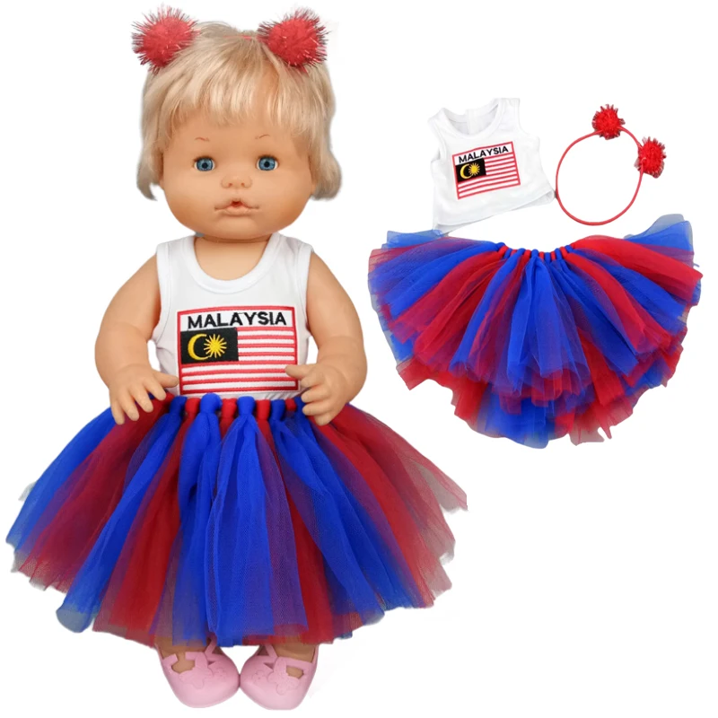 16 Pollici Reborn Babydoll Pumpkin Dress Per 40Cm Nenuco Ropa Y Su Hermanita Doll Halloween Dress Hat Gifts
