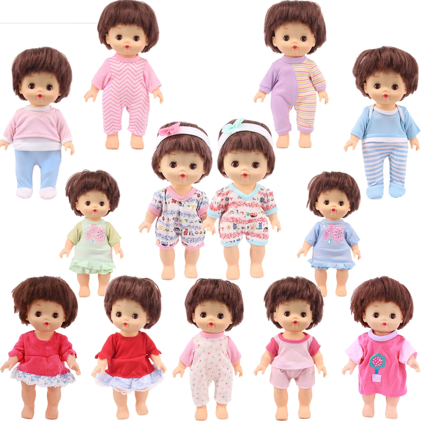 Vestiti Per Bambole Pigiama Per Bambole Simpatico Cartone Animato Fit 25Cm Mellchan Baby Nenuco Doll Hermanita Baby Gifts To Our Generation