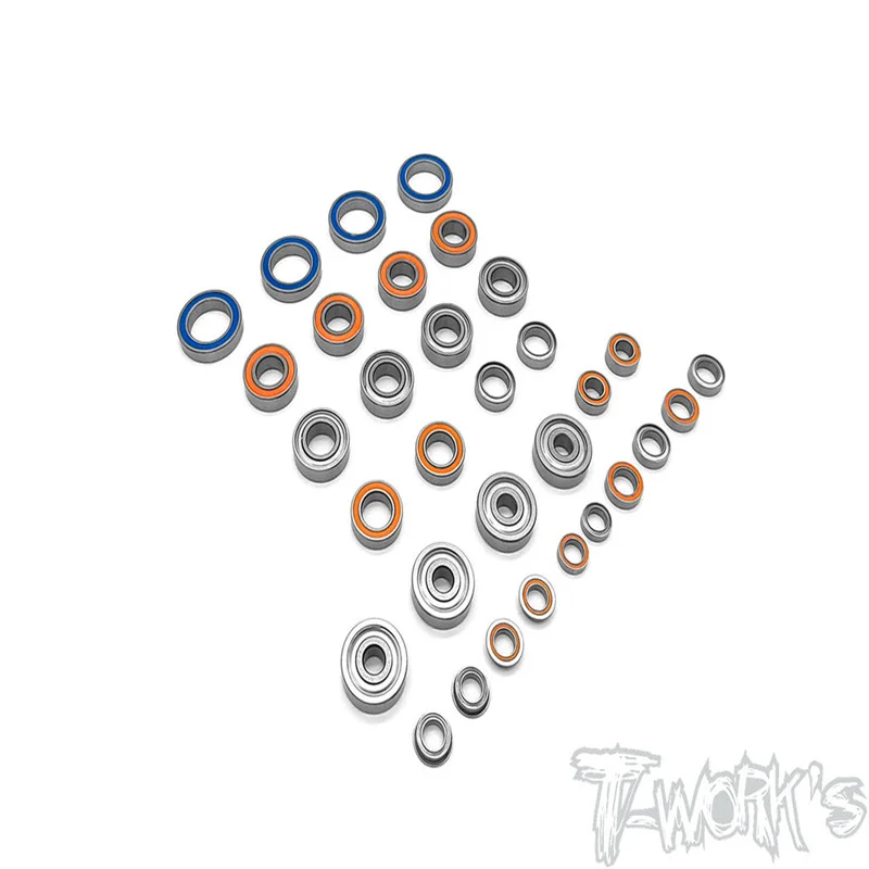 Originale T Works Bbs-X3Gts30 Set Di Cuscinetti A Sfera Di Precisione (Per Hong Nor X3 Gts 30Th. ) 32 Pezzi. Sssional Rc Part
