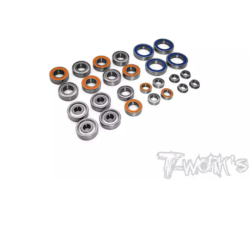 Originale T Works Bbs-X3Gtxe Set Di Cuscinetti A Sfera Di Precisione (Per Hong Nor X3 Gtx E ) 26 Pezzi. Professionale Rc Parte