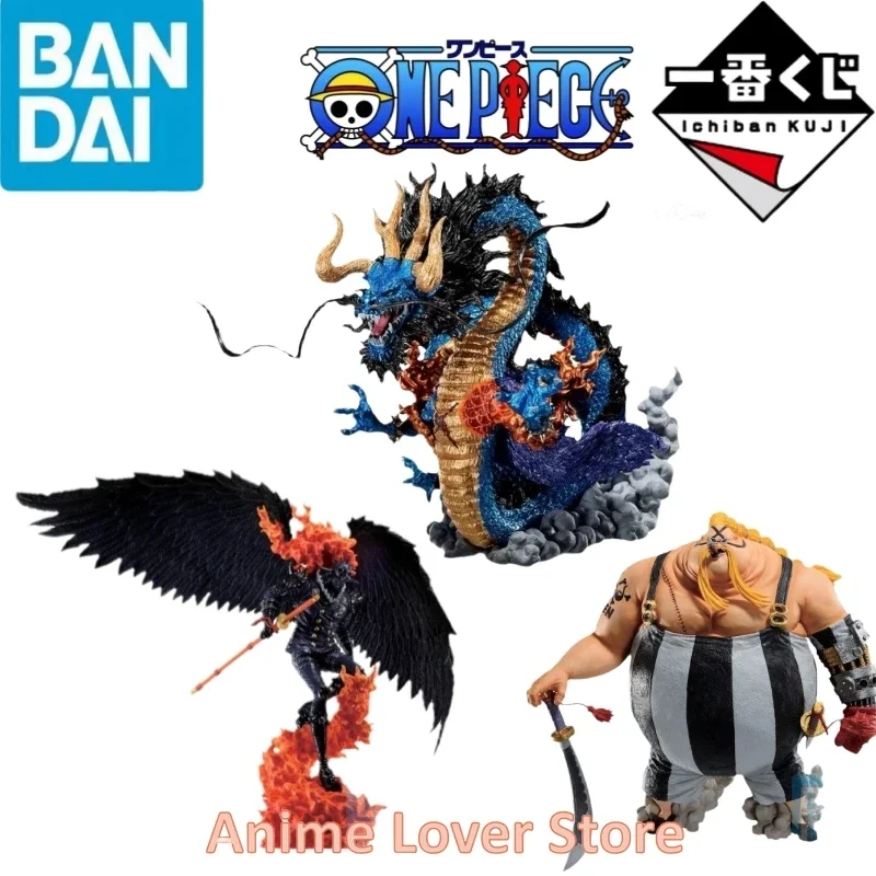 Bandai Original One Piece Ichiban Kuji Ex Ab Reward King Queen Kaidou Anime Figure Giocattoli Per Regalo Per Bambini