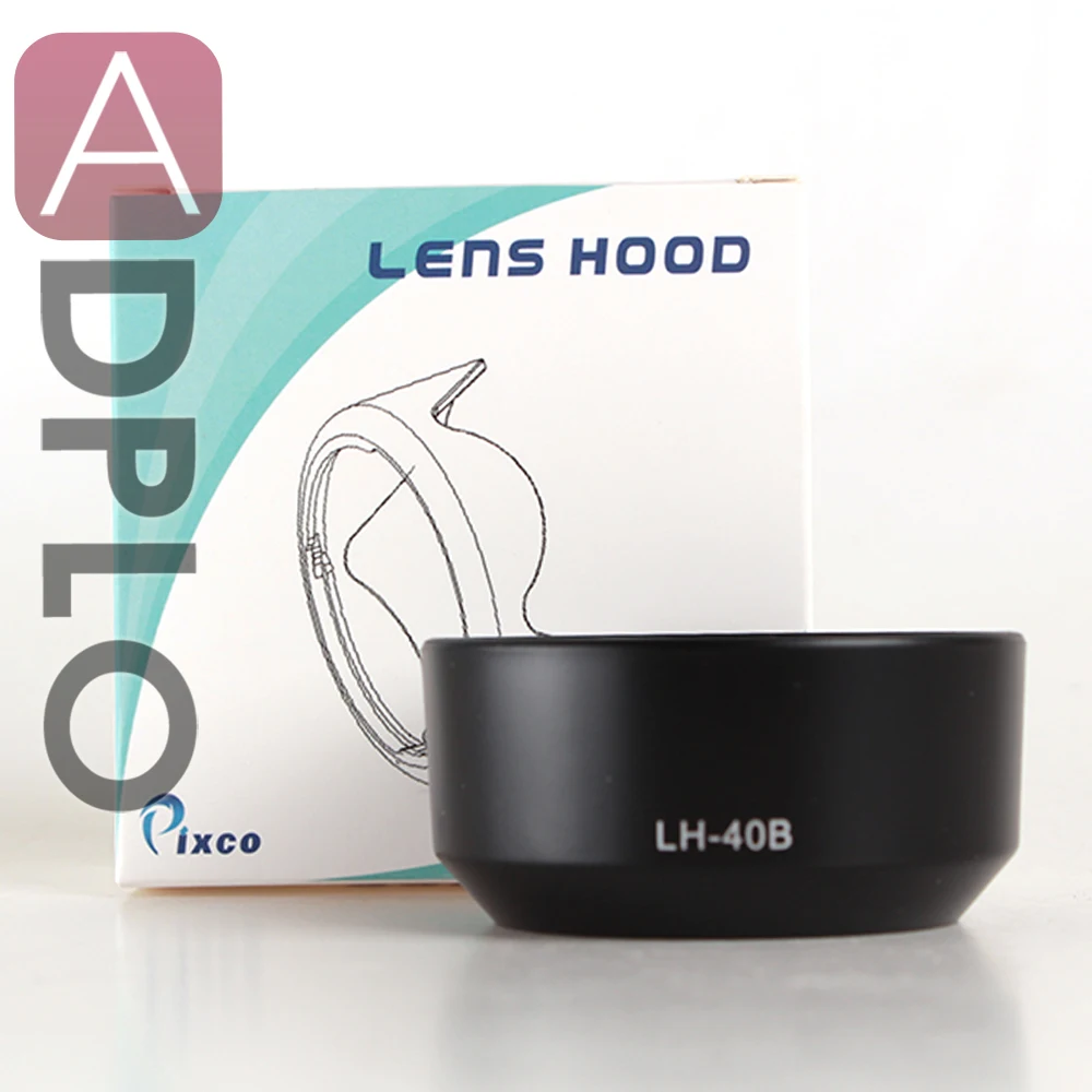 Adplo Lens Hood Lh-40B Per Olympus M. Zuiko Digital 45 Millimetri F1.8 1:1. 8 Lens, Lens Hood Protetor Lh-40B