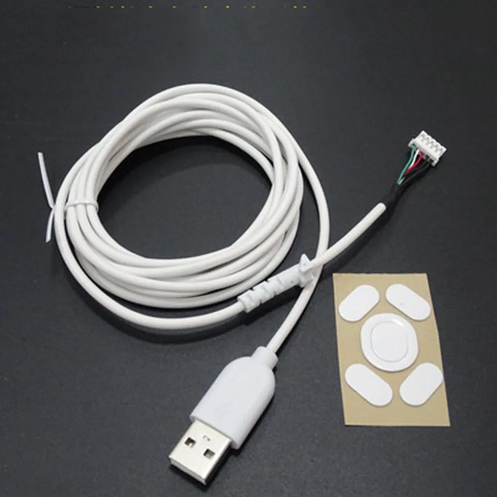 Cavo Dati In Gomma Usb Mouse Skate Per G502/ G102 Gpro / G502 Hero Wired Mouse Wire Con Adesivo Piede Libero