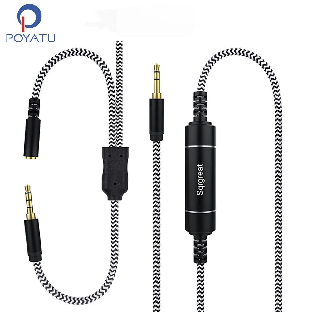 Cavo Adattatore Audio Poyatu Chat Link Con Isolatore In Linea Per Elgato Hd60 S + Hd60 Pro Capture Card Linea Di Ricambio Per Ns Ps5