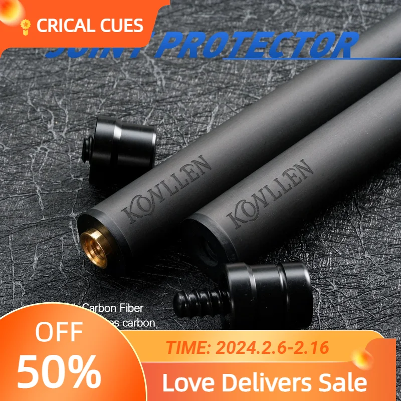 Konllen Nuovo Biliardo In Fibra Di Carbonio 3 Cuscino Carom/Libre Stecca Bastone Albero Uni-Loc/Radiale 3/8*8 Pin Giunto Singolo Albero Per Peri