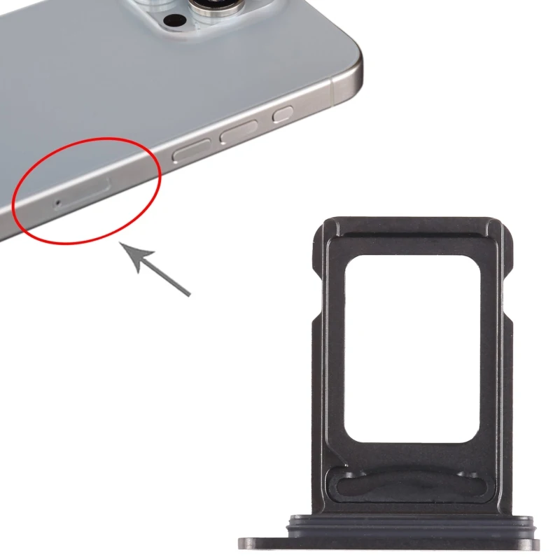 Vassoio Per Sim + Sim Card Per Iphone 15 Pro Max Telefono Dual Sim Card Vassoio Adattatore Parte Di Ricambio