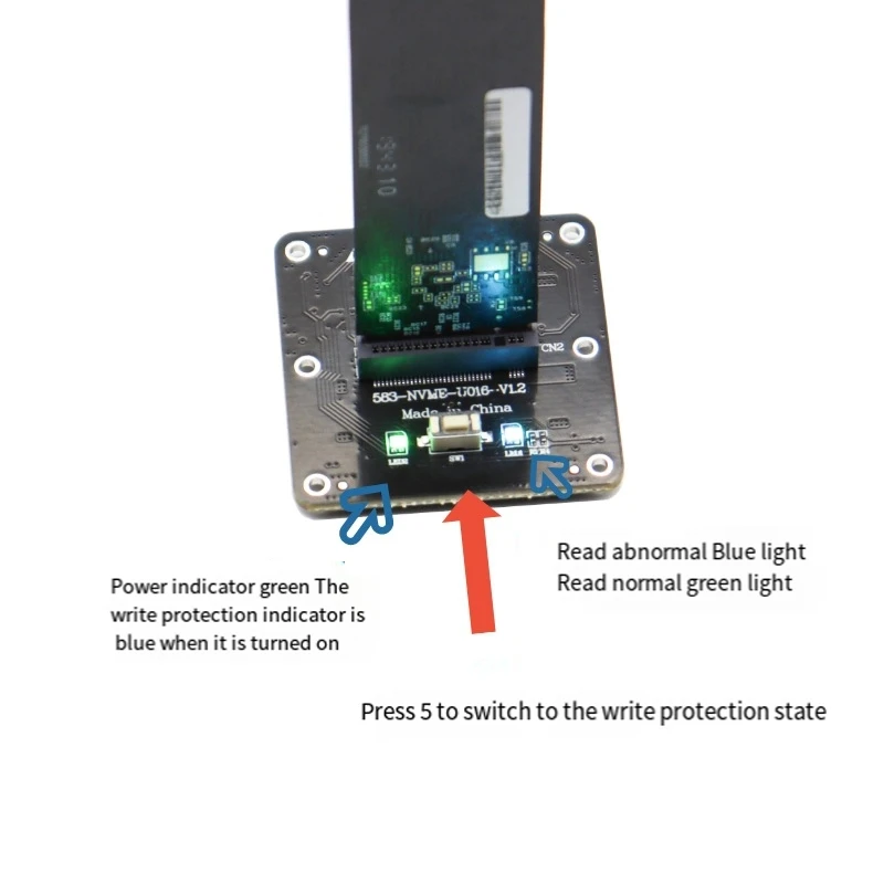 1 Pz M.2 Nvme Sata Ssd Enclosure Adapter Card Abs 2Tb Jms583 Usb Gen2 10Gbps Hdd Enclosure Scheda Adattatore Di Espansione