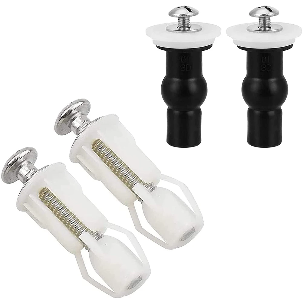 4 Pezzi Top Fix Viti Sedile Wc Coperchio Dado Coperchio Pan Fissaggio Wc Kit Di Montaggio Foro Cieco Sostituzione Accessori Bagno Universale