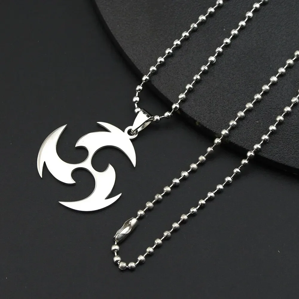 Hot Game Impact Icon Raiden Shogun Thunder Element Collana Periferiche Di Gioco Cosplay Costume Puntelli Ciondolo In Titanio Gioielli In Metallo