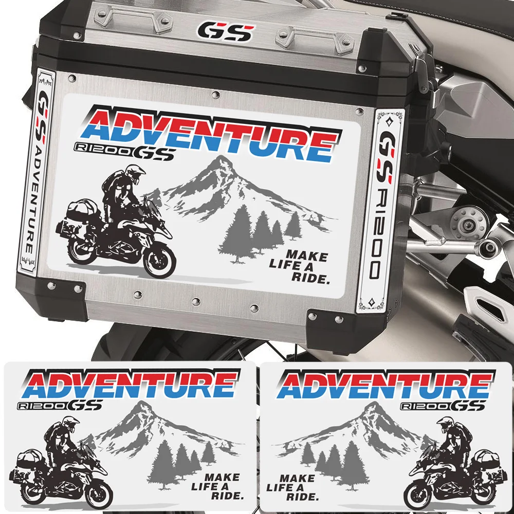 Per Bmw R1200Gs 2017 2016 2015 Coupon & Discount Trunk R 1200 Gs Gsa Moto Coda Superiore Custodie Laterali Adesivi Panniers Bagagli Al
