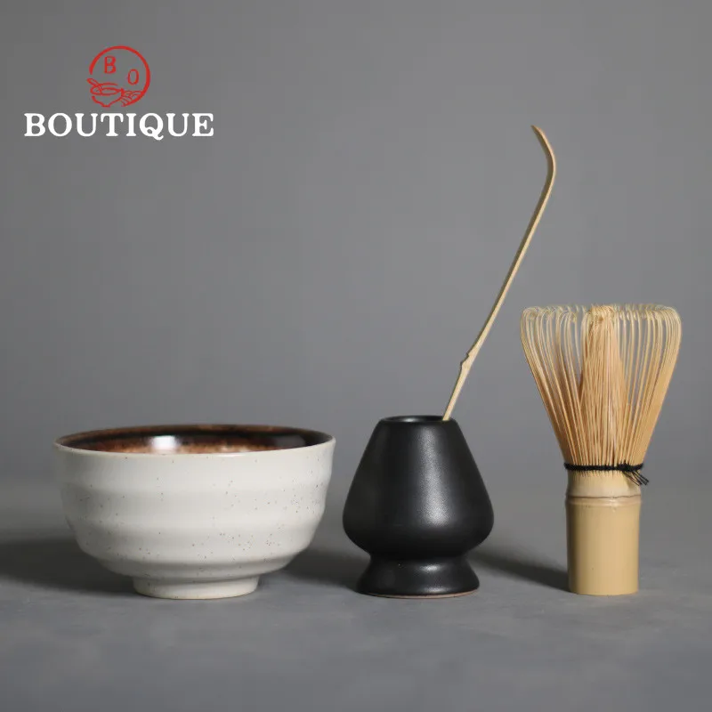 Stile Giapponese Baibon Stand Matcha Bamboo Matcha Tea Set Spazzolato Matcha Tea Tool Tea Stick Stand Song Dynasty Tea Set