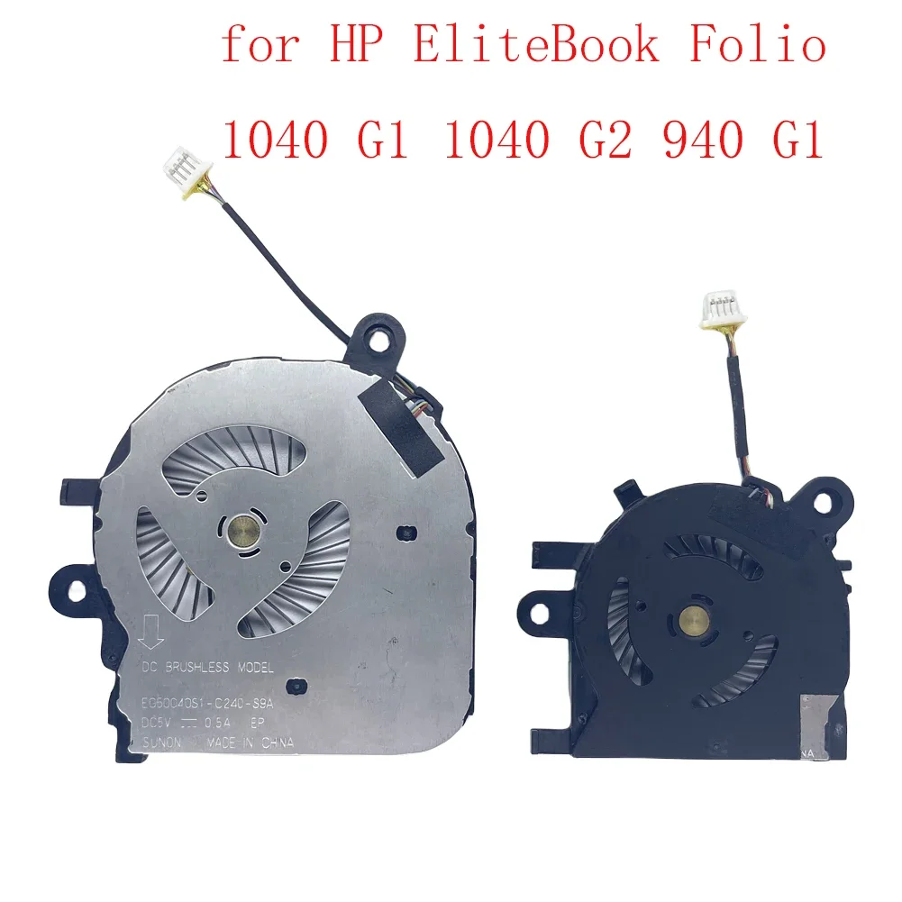 Sostituzione Nuova Ventola Di Raffreddamento Cpu + Gpu Per Laptop Per Hp Elitebook Folio 1040 G1 1040 G1 1040 G2 1040 G2 940 G1 940 G1 Ventola Serie