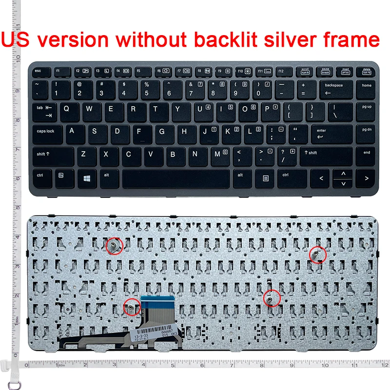 Tastiera Usa Nuovo Layout Per Hp Elitebook Folio 1040 G1 1040 G2 Retroilluminato
