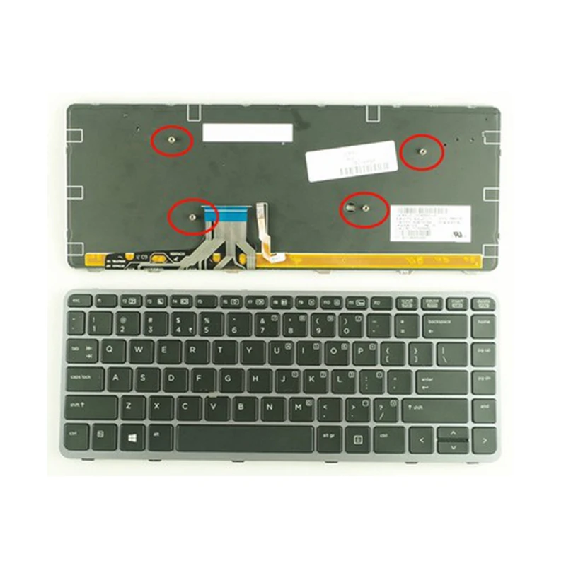 Tastiera Usa Nuovo Layout Per Hp Elitebook Folio 1040 G1 1040 G2 Retroilluminato
