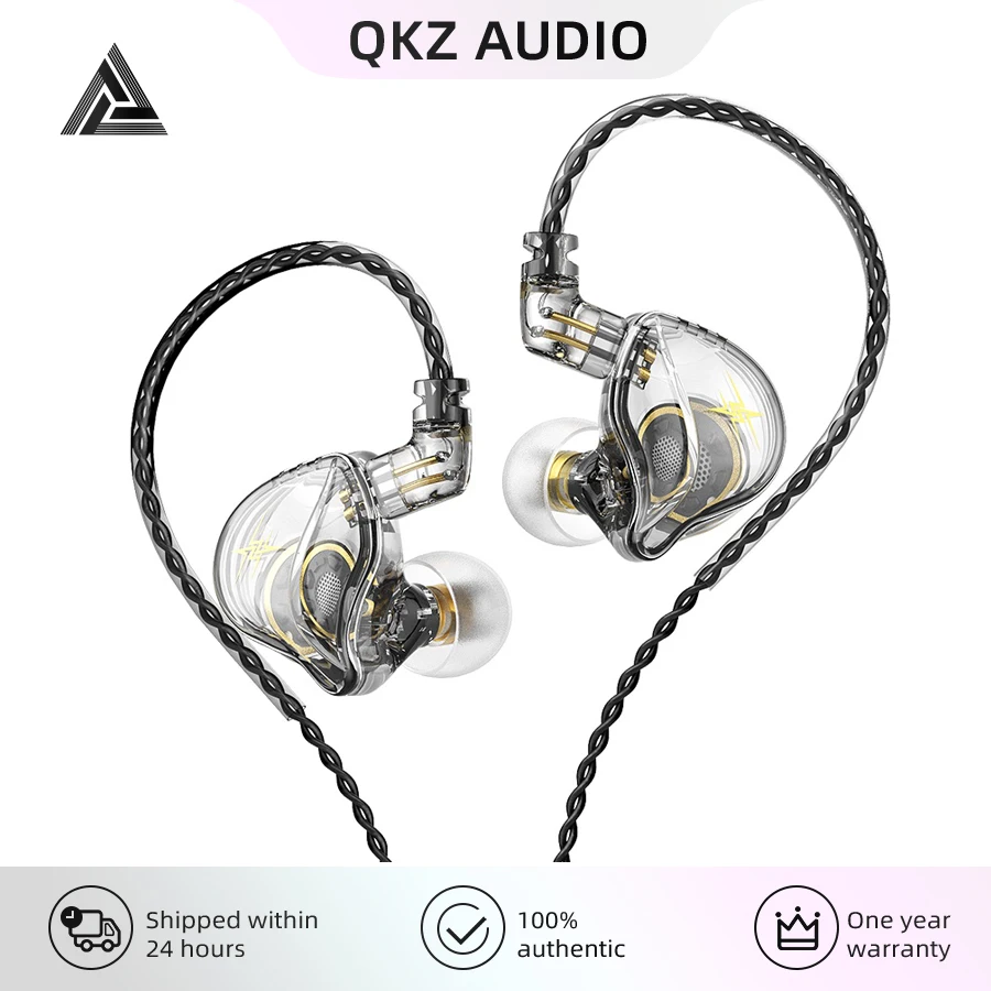 Qkz Zxt Auricolari Hifi Cablati Driver In Rame Bass Stereo Dynamic Music Monitor Cuffie Auricolari Sportivi In-Ear Noice Cancelling