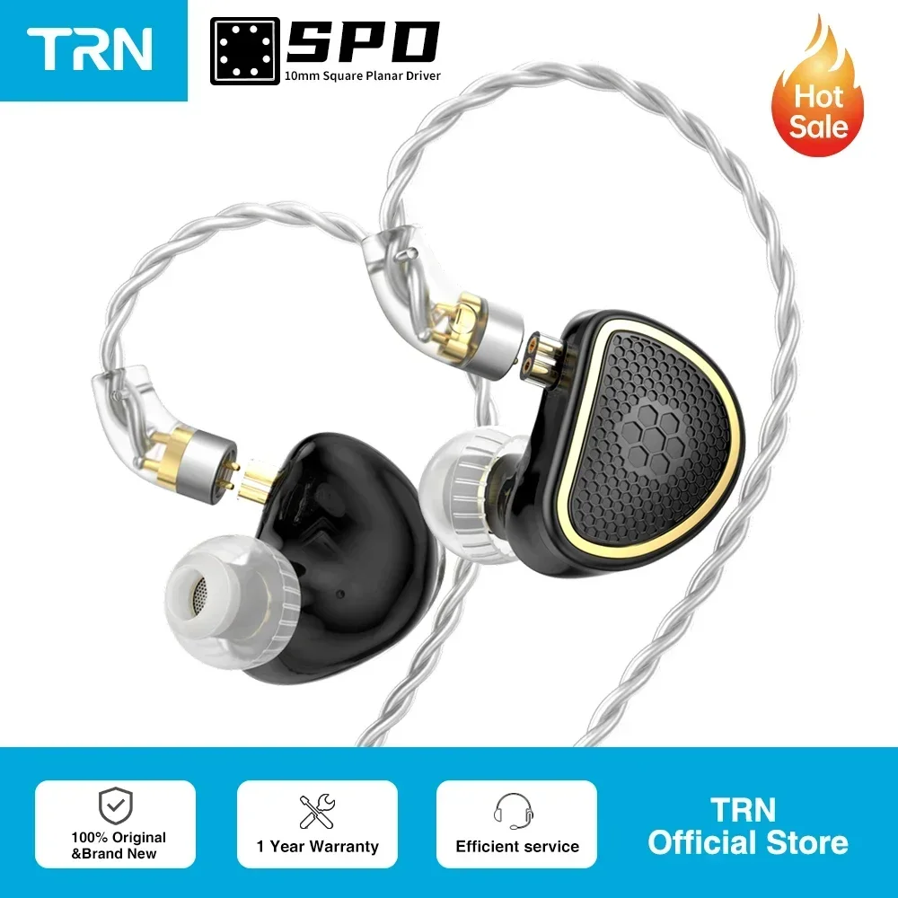 Trn Xuanwu Hifi Auricolare Spd + Ba Best Wired In-Ear Iems Auricolare Hybrid Planar Driver Dj Running Sport Monitor Cuffie Auricolari