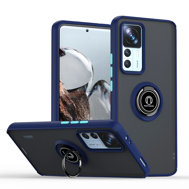Per Xiaomi 12T Pro K50 Custodia Per Telefono Con Armatura Ad Anello Magnetico Antiurto Ultracase Per Cover Posteriore Redmi A1 Puls Con Anello