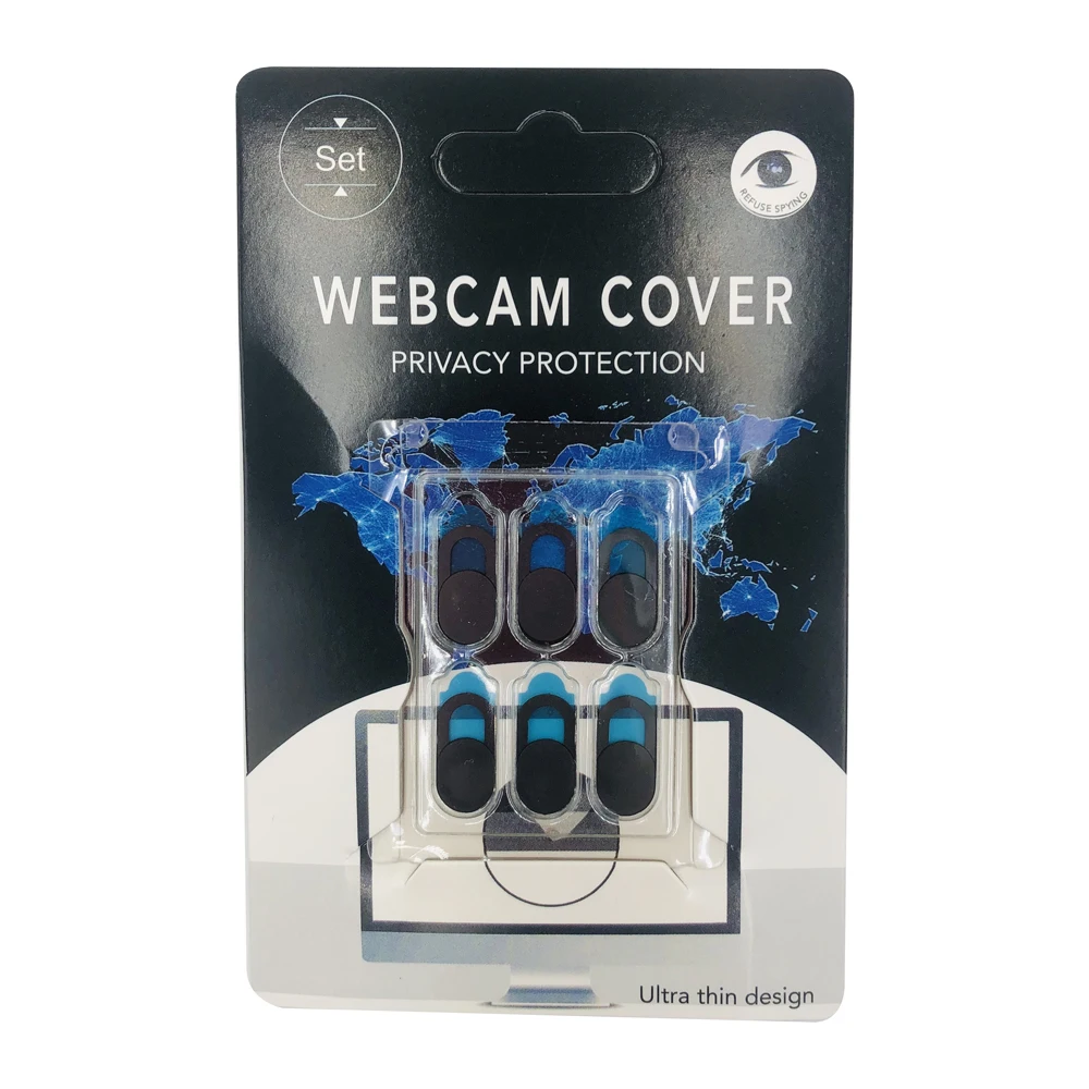 6Pcs Coperture Per Webcam Ultrasottili Web Camera Sticker Cover Cap Per Laptop Macbook Cellulare Pc Camera Cover Laptop Webcam Cover