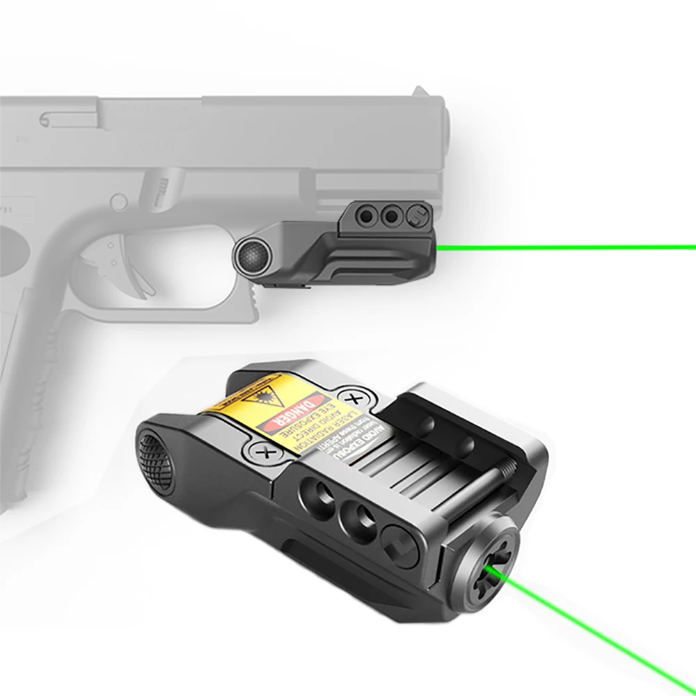 Glock 17 19 Pistola Mirino Laser Verde Armi Tattiche Di Autodifesa Tiro Mira Laser Para Pistola