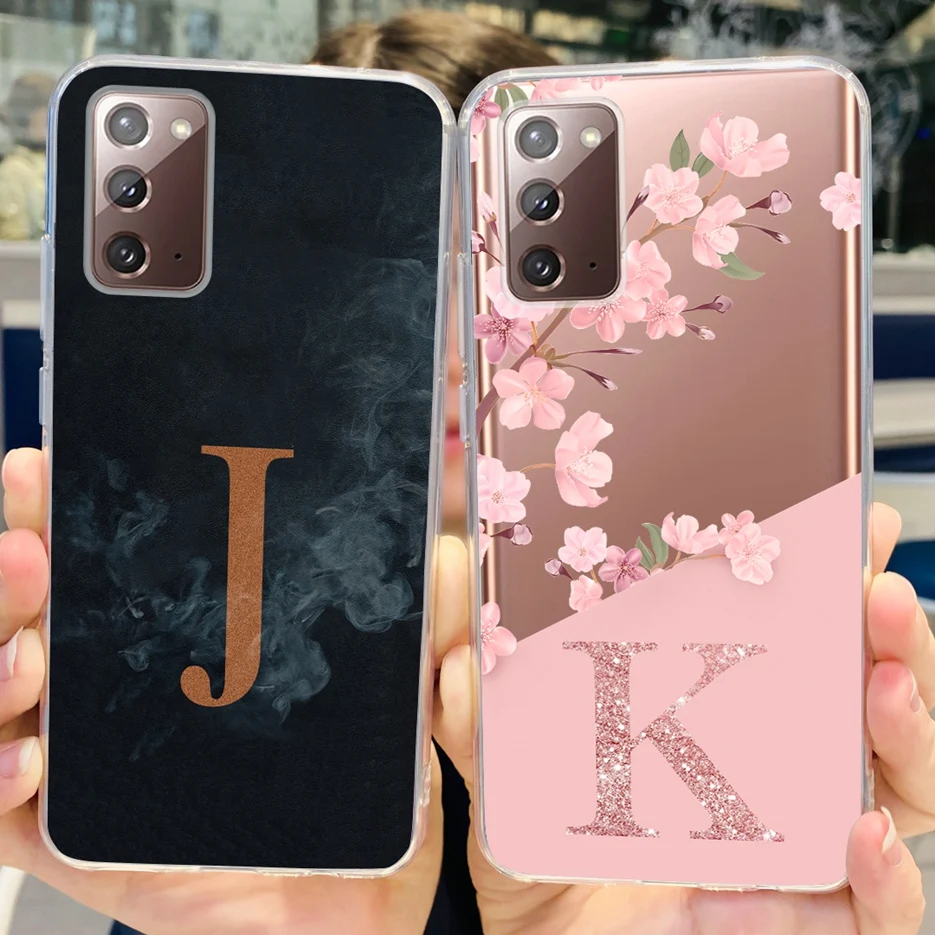 Per Samsung Galaxy Note 20 5G Custodia New Letters Cover Custodia Morbida In Silicone Per Samsung Note20 Note 20 Ultra 20 Ultra 5G Fundas