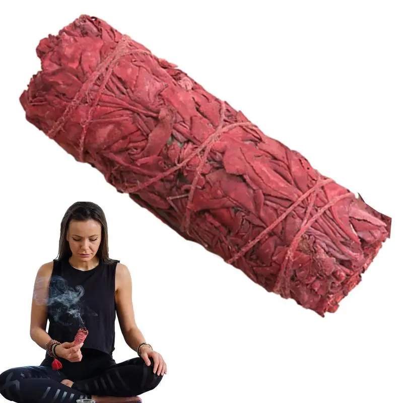 Sage Smudge Dragons Blood Smudge Stick Fragranza Naturale Bacchetta Per Sbavature Di Salvia Di Sangue Di Drago Per La Pulizia Della Casa Meditazione Y