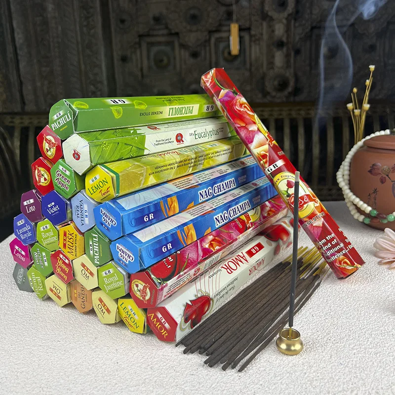 20 Bastoncini/Lotto Bastoncini Di Incenso Salvia Bianca Meditazione Oudh Yoga Incenso Indiano Purificante Profumi D'Aria Per La Casa Bastoncini Palo S
