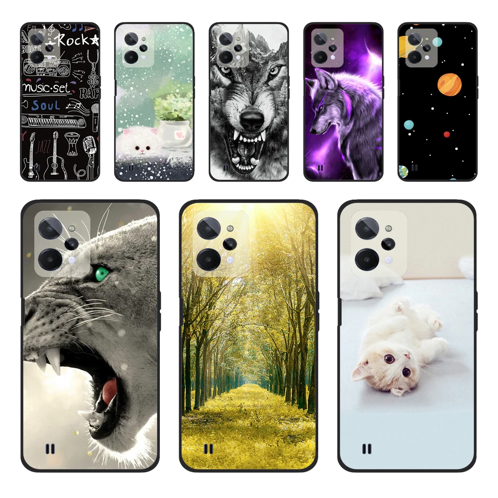 Per Oppo Realme C31 Custodia Realmec31 Cover Posteriore In Tpu In Silicone Morbido Per Oppo Realme C31 Custodia Per Telefono Realme C31 Rmx3501 Coque 