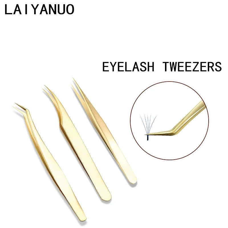 Laiyanuo Pinzas Para Pestaas, Bolsa De Herramientas Para Extensiones De Pestaas, Kit De Belleza Para Cejas, Estuche De Acceso