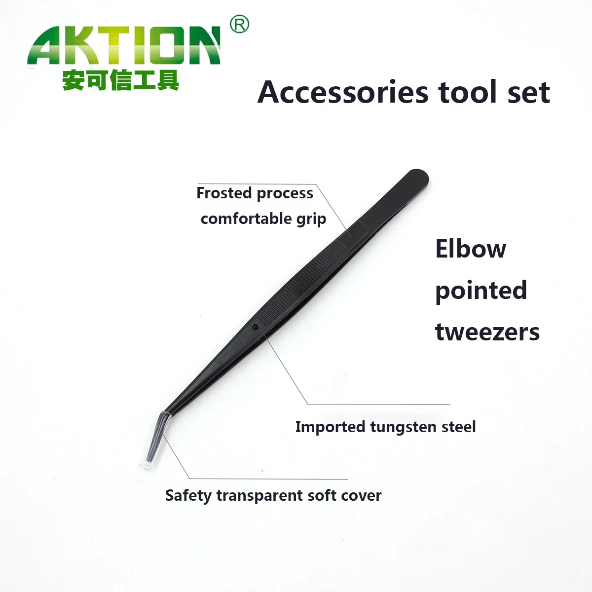 Anti-Static Precision Tweezers Set Pinzas Pincet Stainless Steel Tweezer Electronics Repair Tools